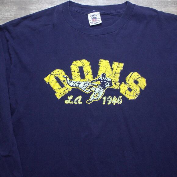 Los Angeles Dons 1946-1949 Mens XL No Player AAFC Shirt NFL Original - Picture 1 of 6